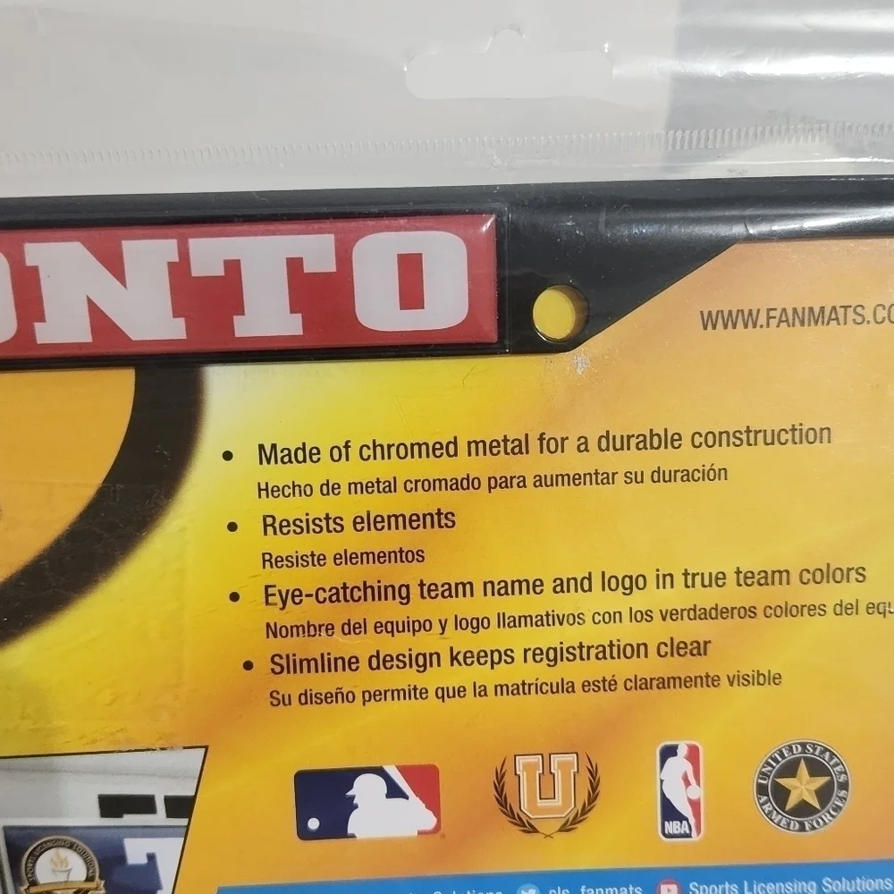 Toronto Raptors License Plate Frame - Picture 4 of 5